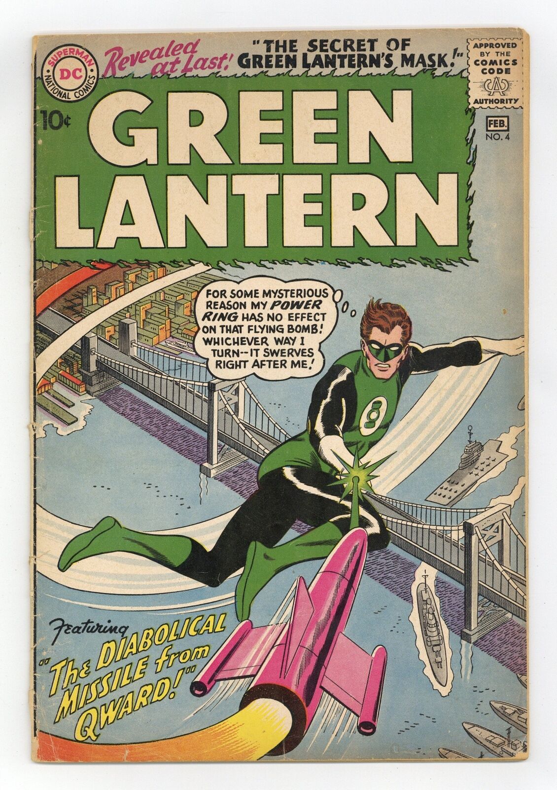 Green Lantern #4 FR/GD 1.5 1961