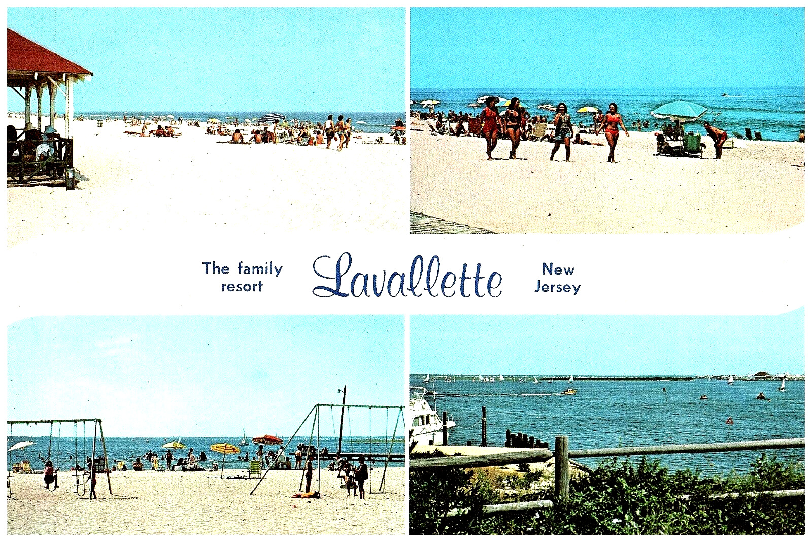 Lavalette New Jersey Beach Waterfront 💥 GIANT SIZE 💥 The Family Resort NJ  Z1