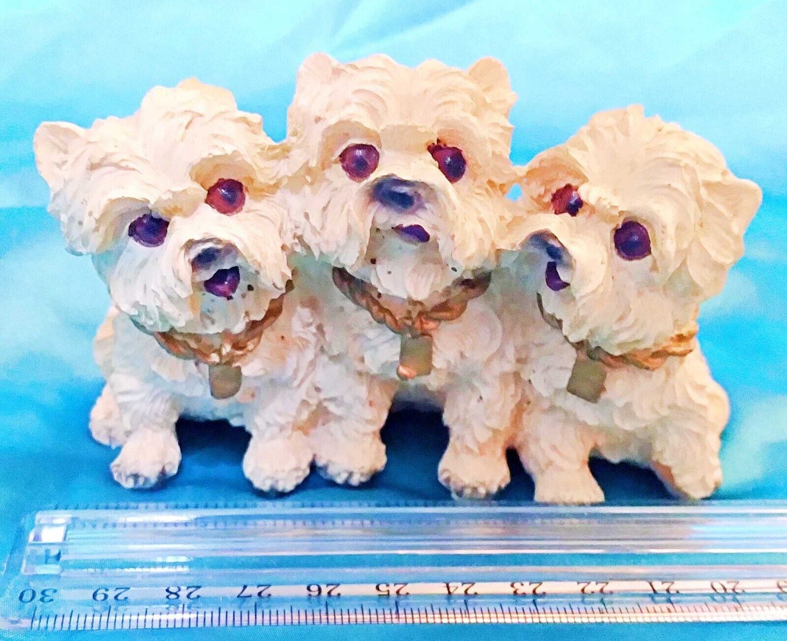 West Highland Terrier Dog White Dog Puppies Figurine