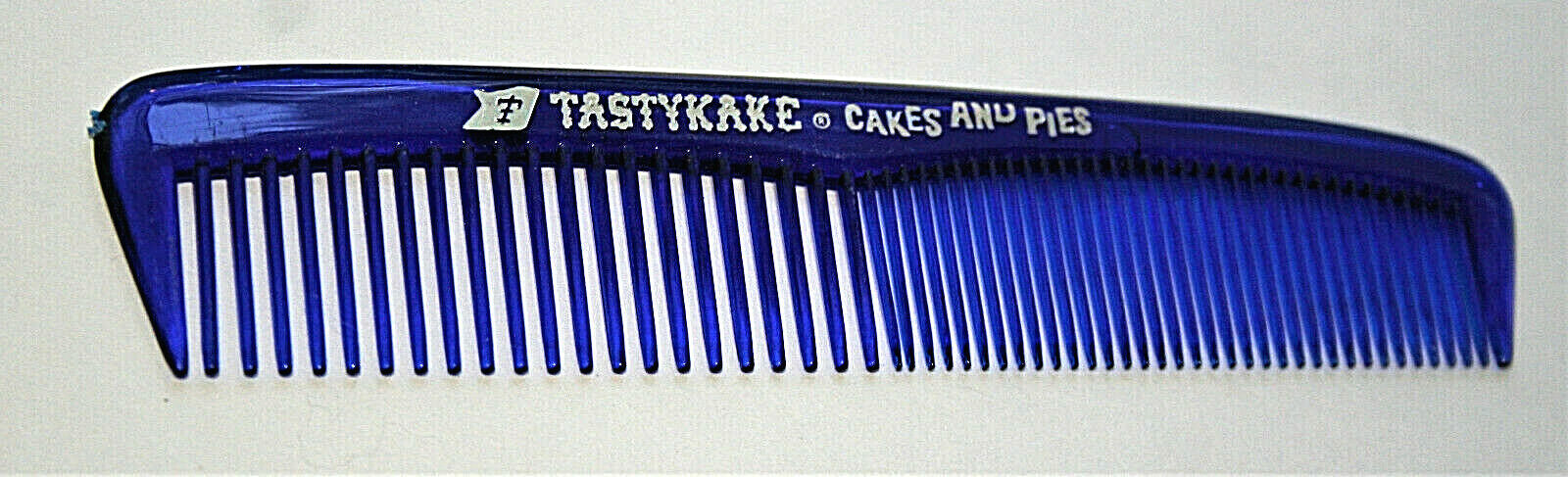 Vtg 1960s TastyKake Cakes & Pies Advertising Plastic Hair Comb Unused New NOS