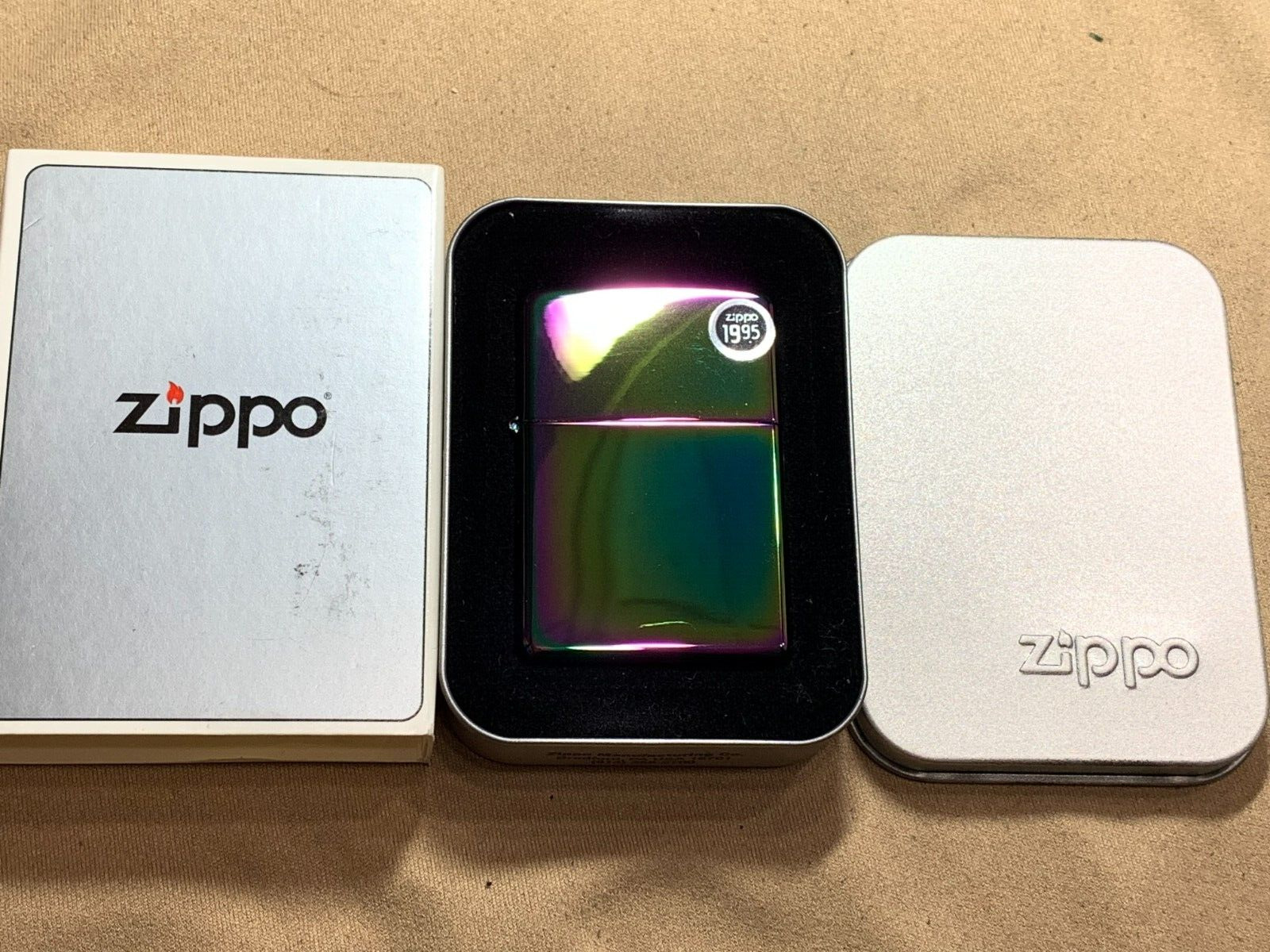 Zippo Windproof Spectrum Lighter, # 151, New In Box Sticker Sealed