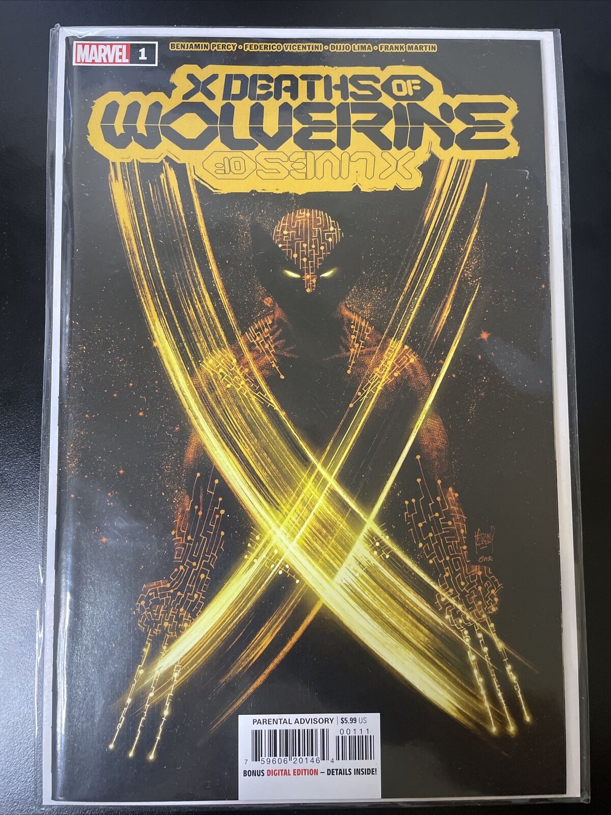 X DEATHS OF WOLVERINE #1 ADAM KUBERT VARIANT BEN PERCY MARVEL COMIC X LIVES