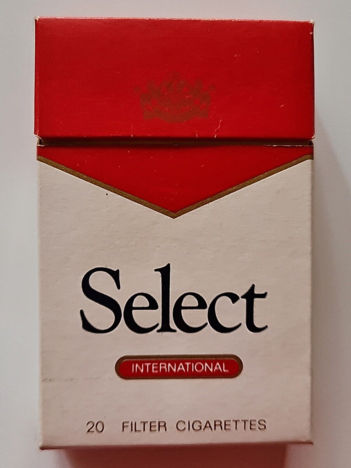 Vintage Authentic United States Select 80\'s Cigarette Packet Tobacco Empty Box