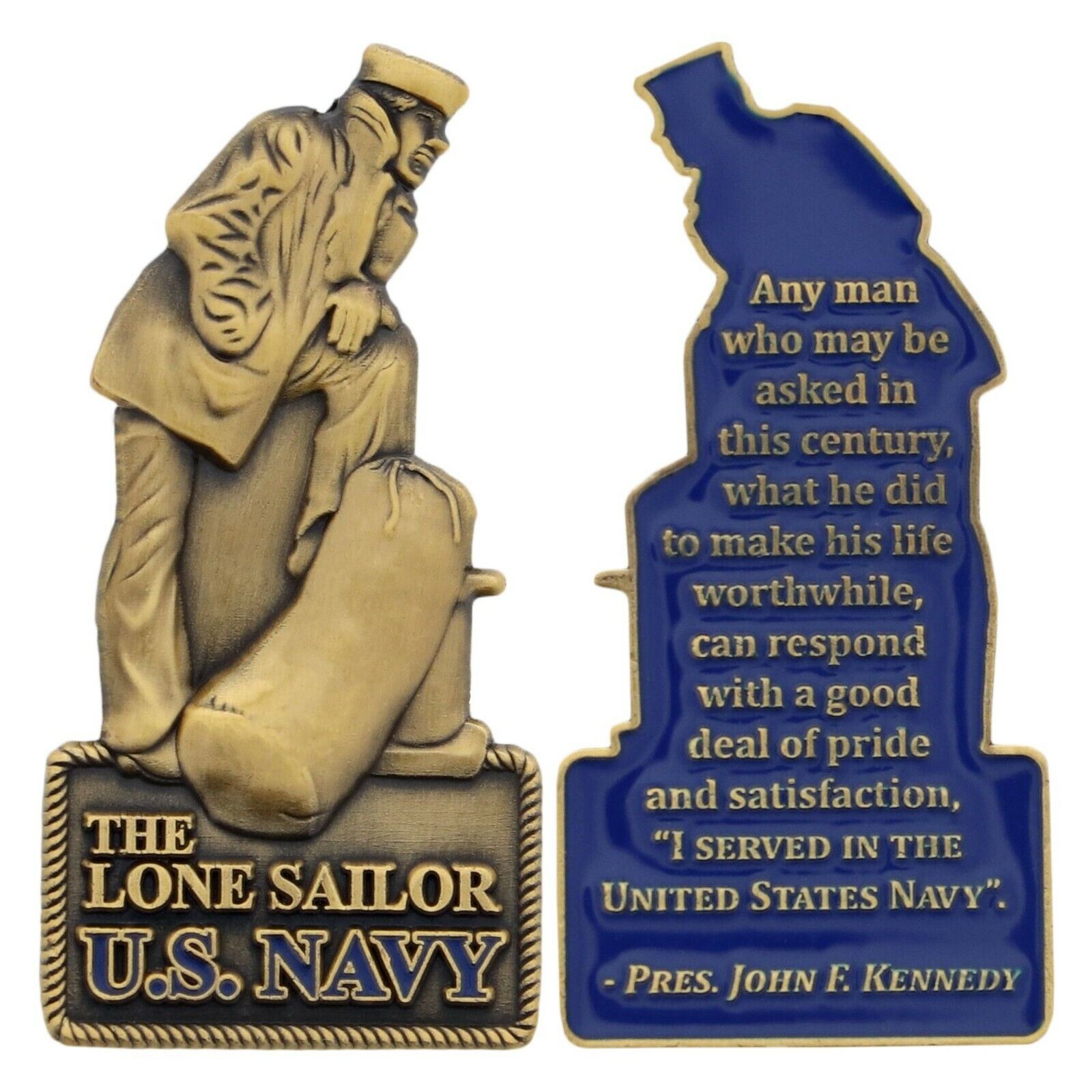 NAVY THE LONE SAILOR 1.75\