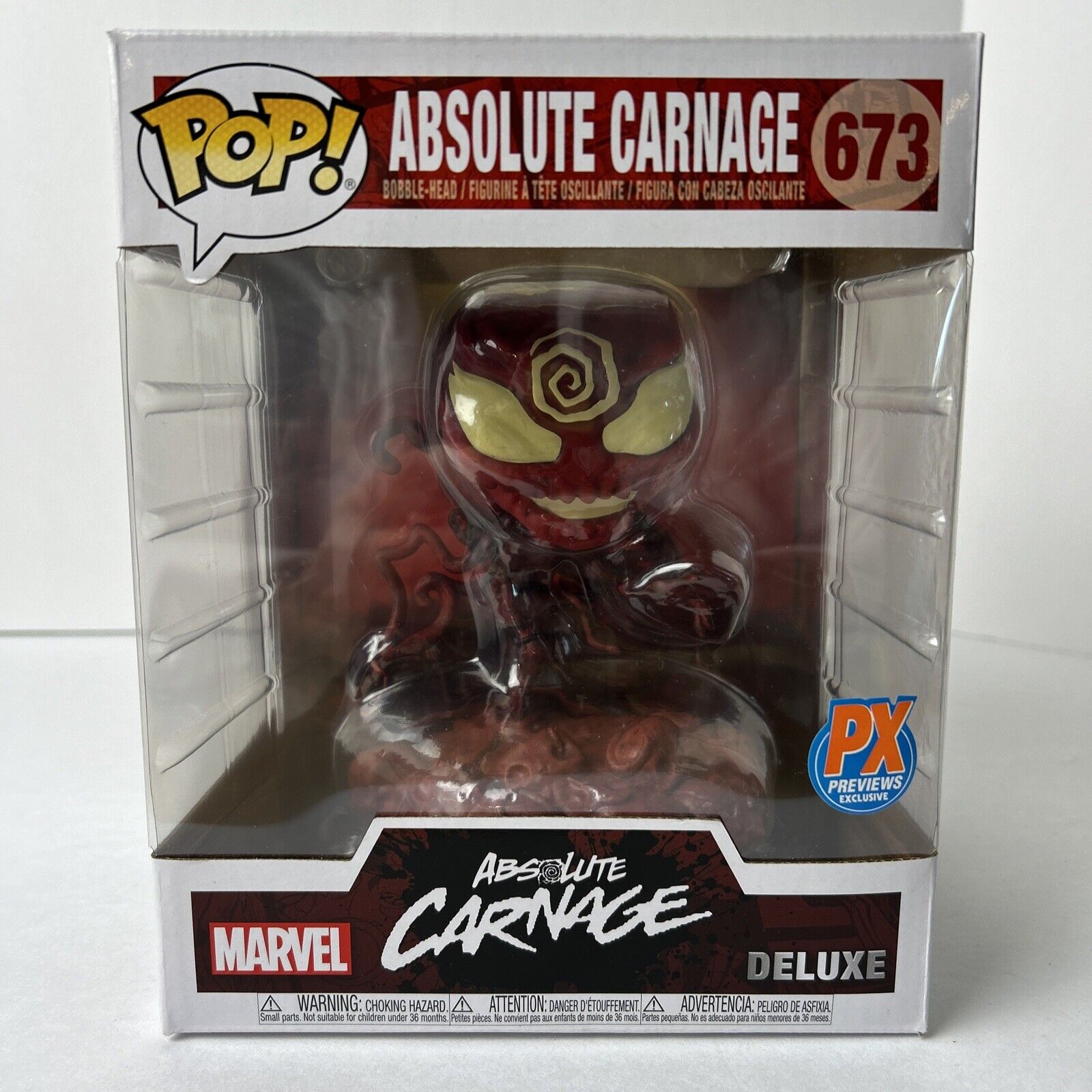 Funko Pop Marvel Absolute Carnage #673 Absolute Carnage PX Previews Exclusive