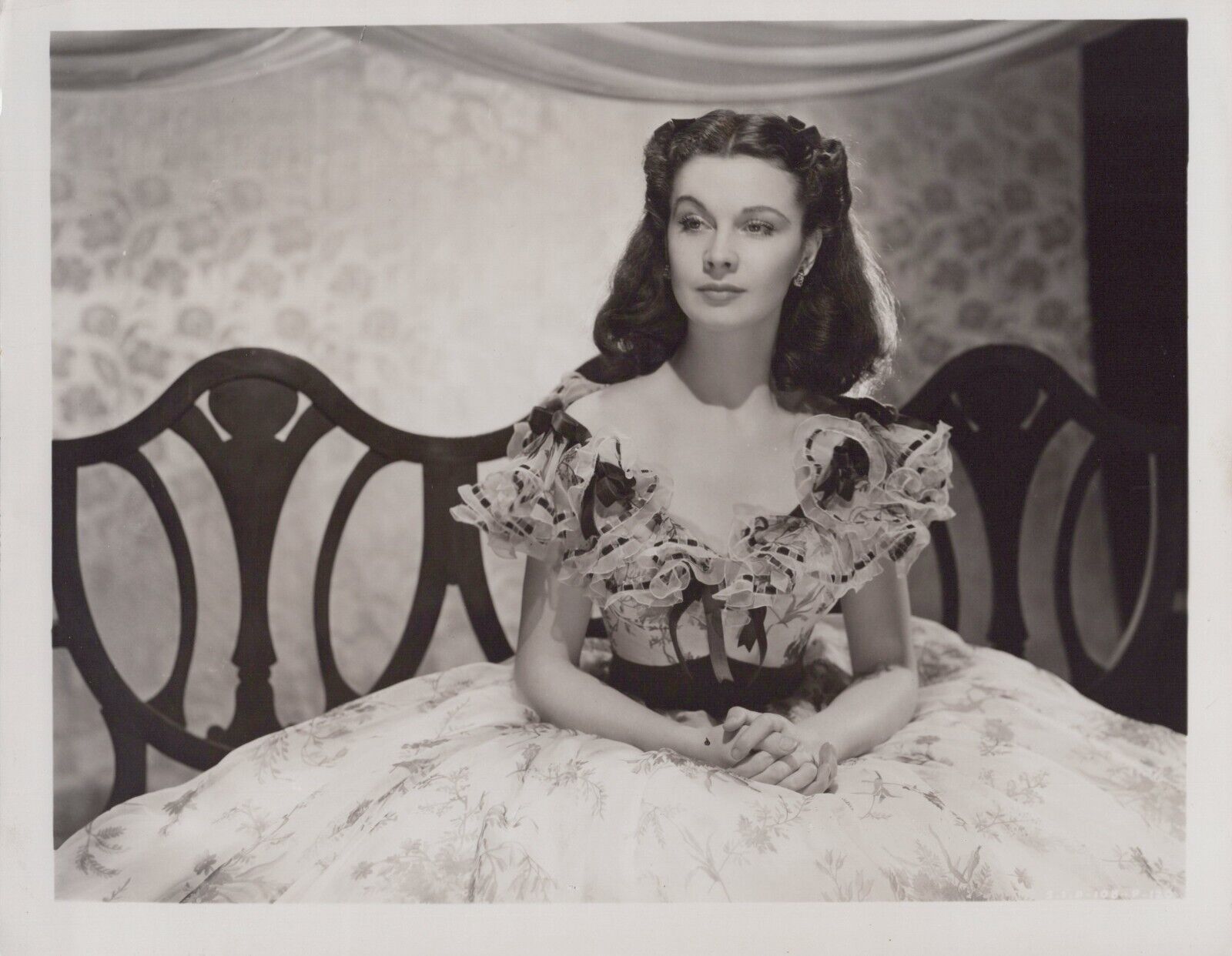 HOLLYWOOD BEAUTY VIVIEN LEIGH in GONE WIND STUNNING PORTRAIT 1950s Photo C22