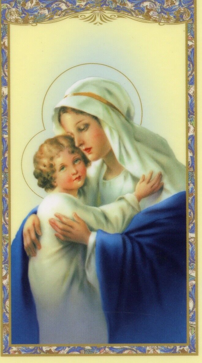 PRAYER FOR MOTHERS - Laminated  Holy Cards.  QUANTITY 25 CARDS