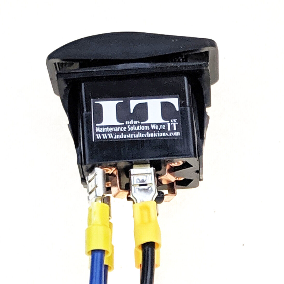 IndusTec Reverse Polarity Reversing - Rocker switch And Wires Momentary 12V 24V