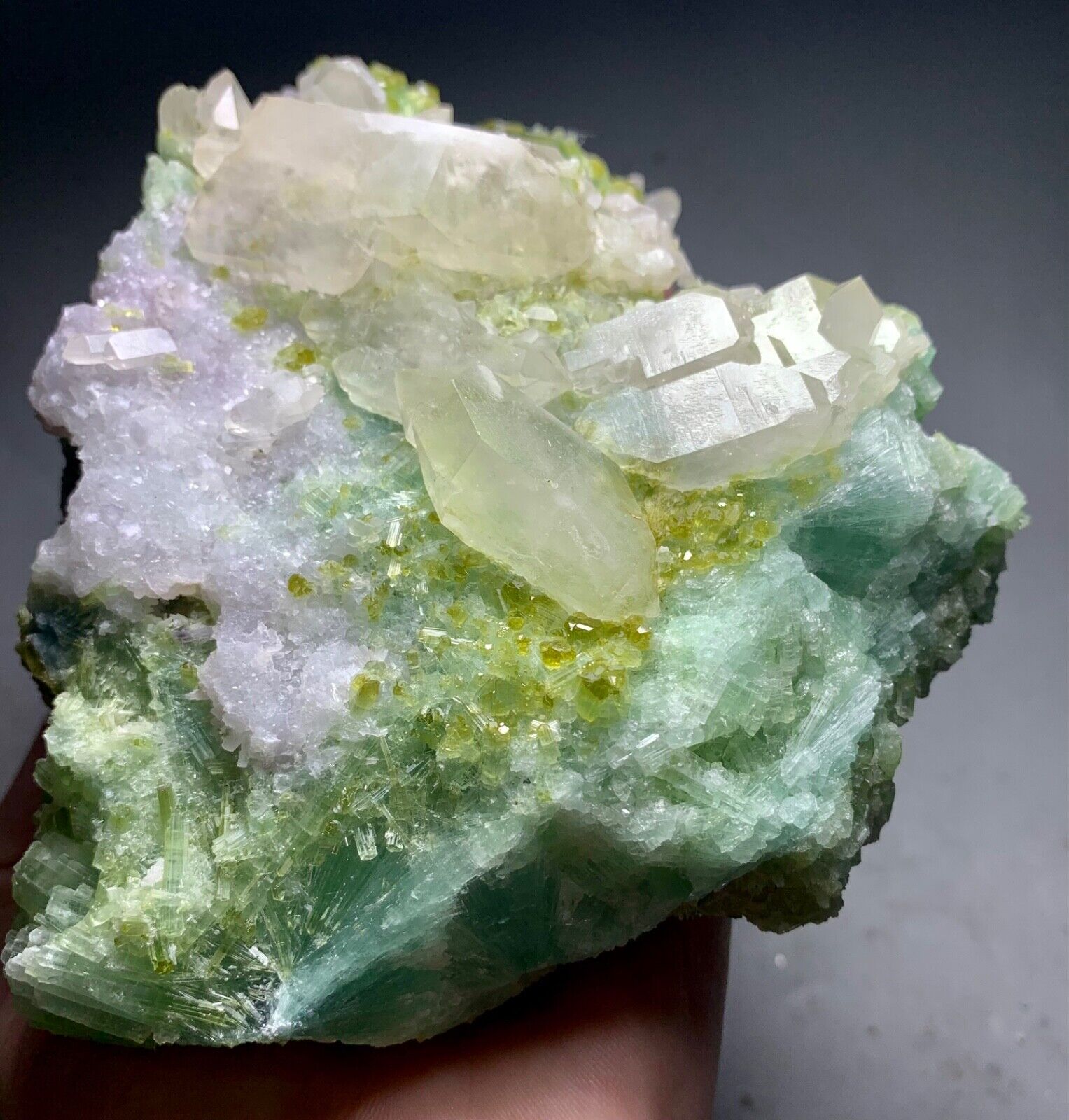 1 Kg Tourmaline Crystal Specimen with Lepidolite & Quartz From Afghanistan