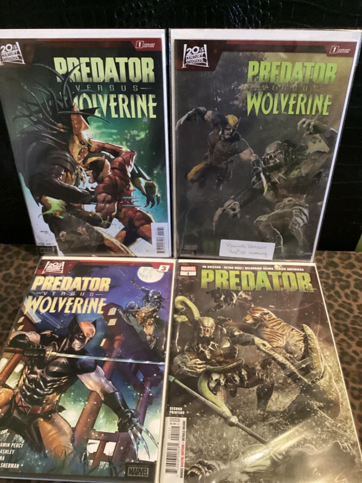 Predator vs Wolverine Lot. Variant covers. Plus Predator #1