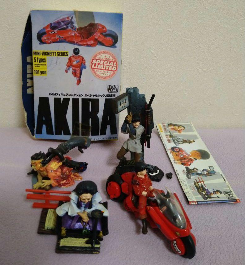 AKIRA Figure Kaneda and Bike Tetsuo Kei Miyako Special Box Limited Set Lot of 4