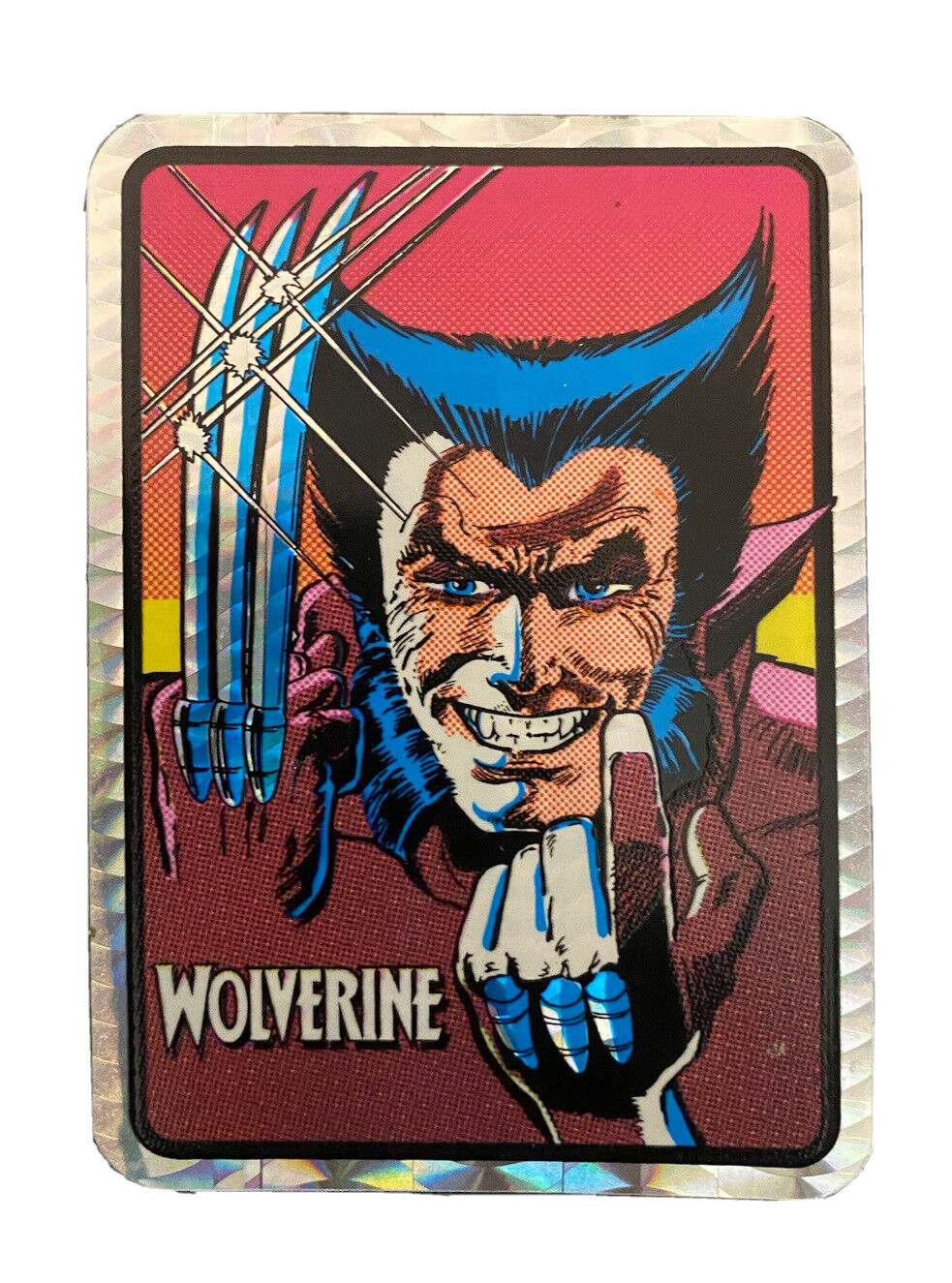 Wolverine X-Men 1992 Marvel Vending Machine Prism Sticker Kodak Wolverine #1