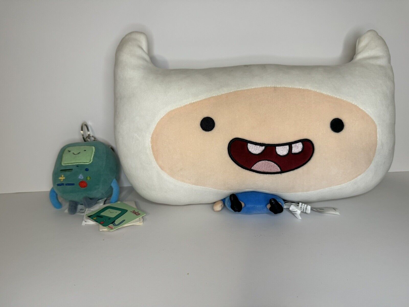 MINISO Adventure Time Cartoon Network Finn Big Head Little Body Plush Rare BMO🔑
