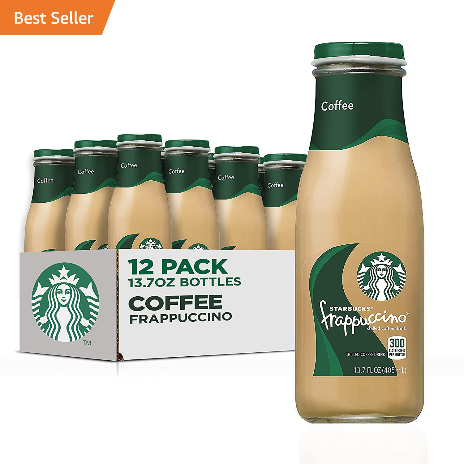 Frappuccino Coffee Drink, Coffee, 13.7 Fl Oz Bottles (12 Pack)