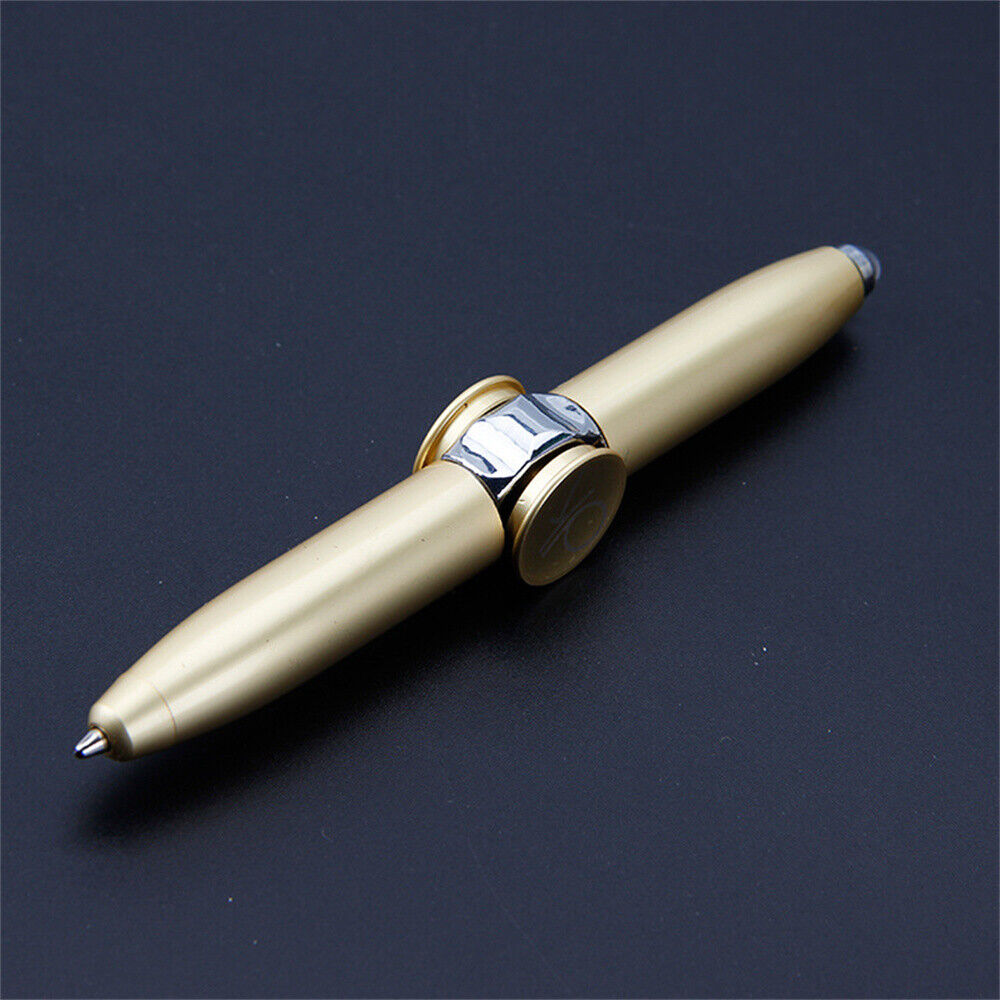 Multi Function Cool Fidget Spinner Fingertip Gyro Pen with LED Light Anti Stress