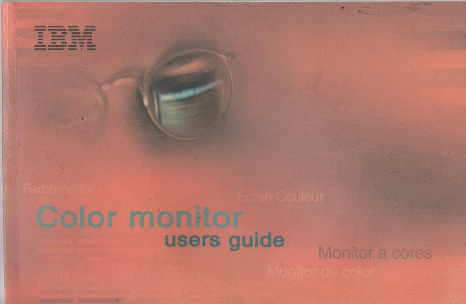 ITHistory (1996) Manual: IBM Color Monitor Users Guide 21L4455  English FR ES PO