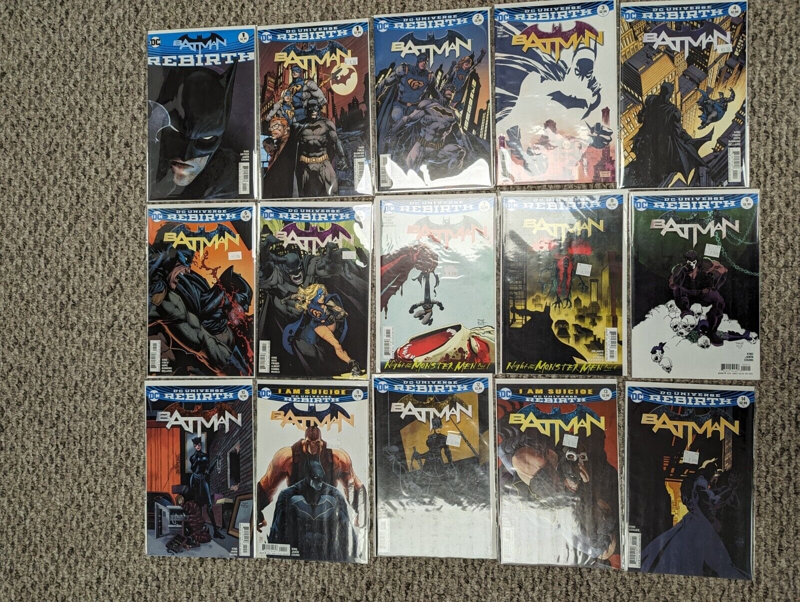 Batman Vol 3 Rebirth (2016-2024) Comic Almost Complete 1-130 Tom King