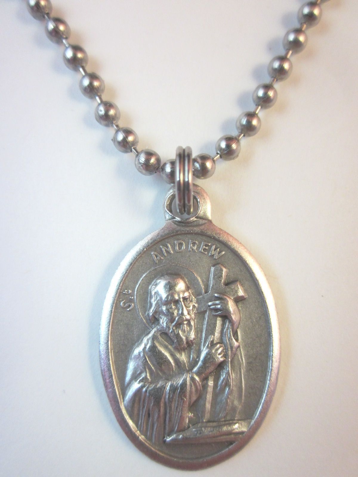  St Andrew the Apostle Medal Italy Necklace 24\