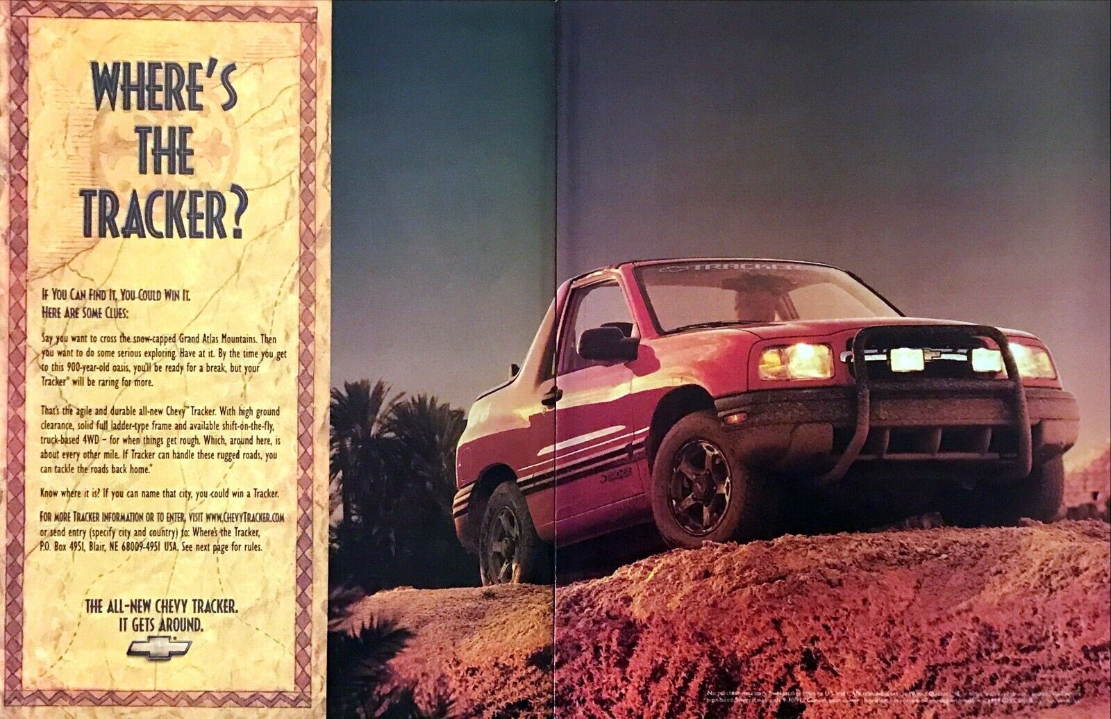 1999 Chevy Tracker Mini-SUV photo \