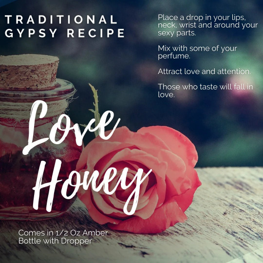 Love Honey - Traditional Gypsy Love Potion to Attract Love - Increase Attraction
