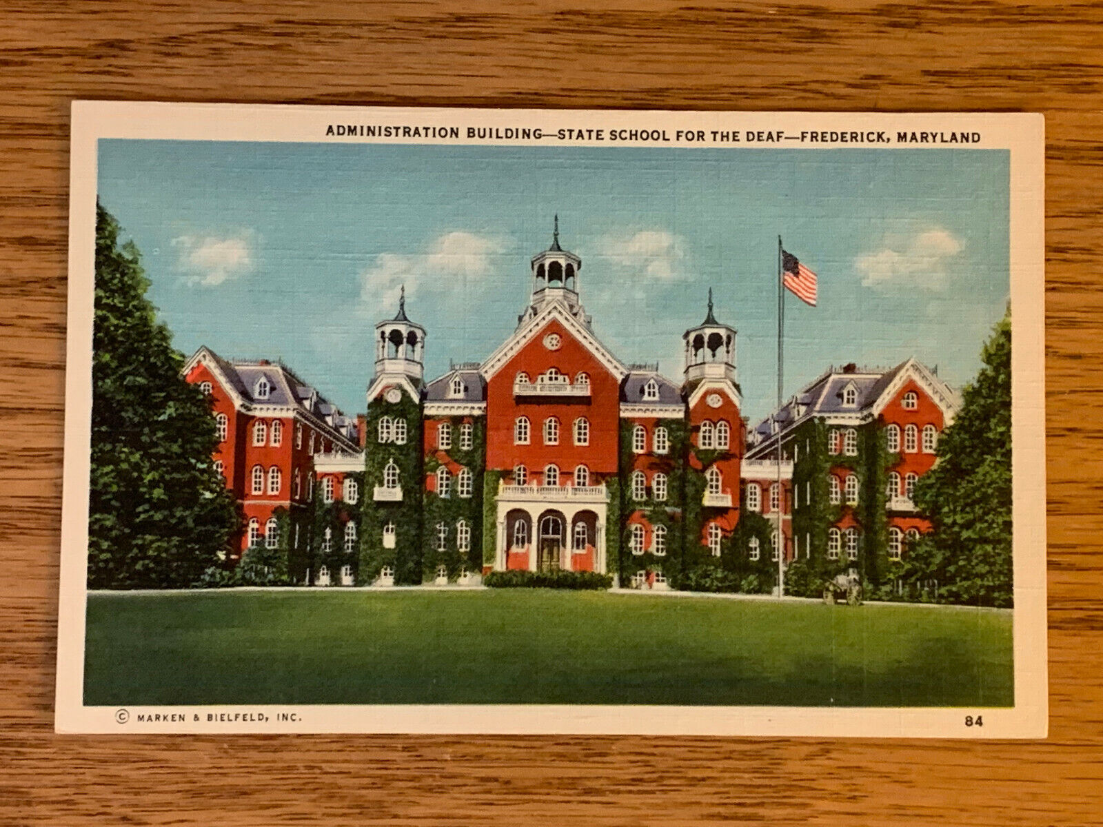 Maryland, MD, Frederick, State School For Deaf, Administration Bldg., ca 1940