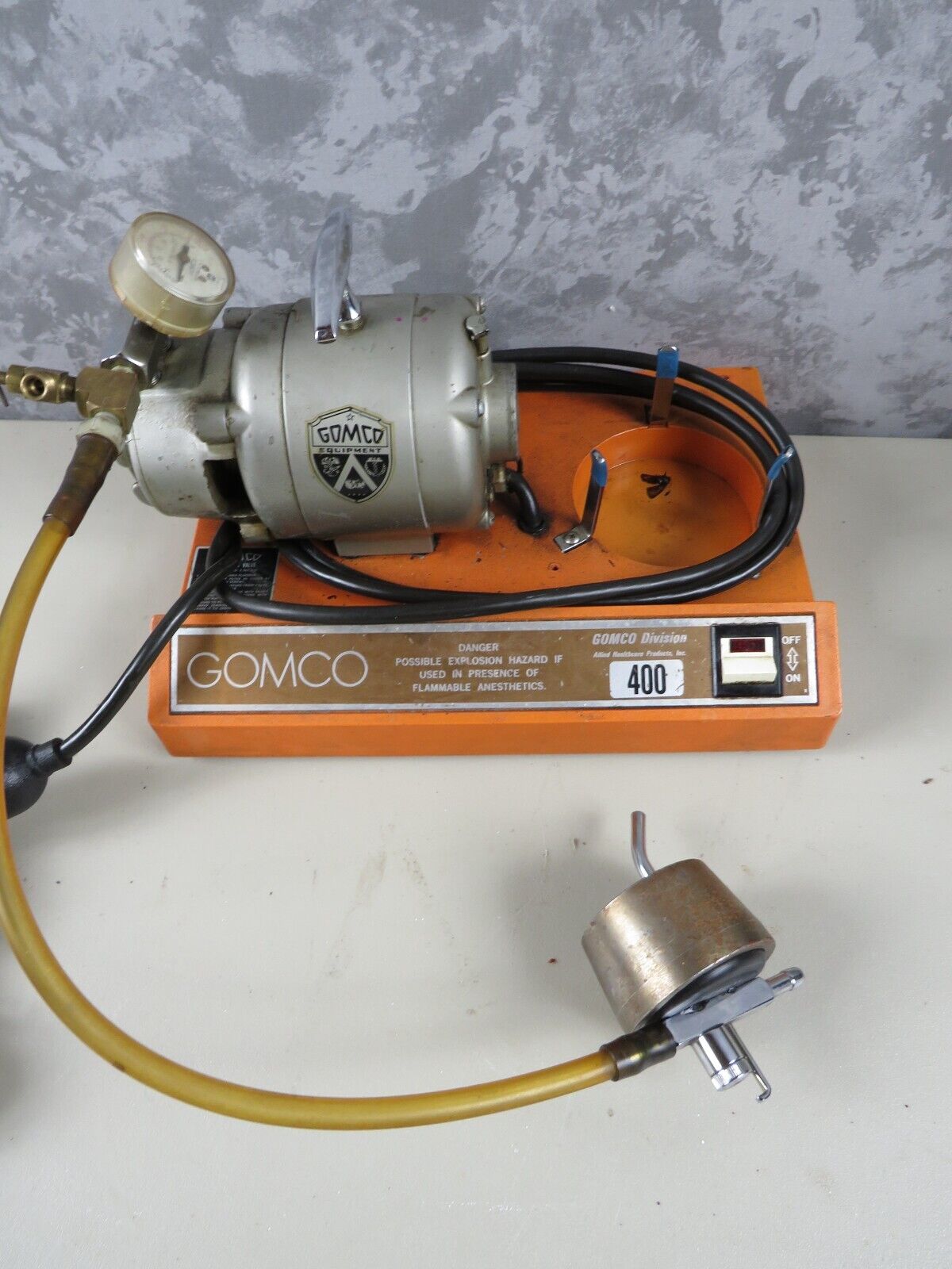 Vintage Medical Gomco 400 Aspirator Vacuum Pump Runs