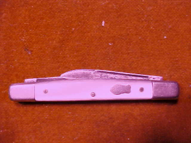 PROVIDENCE CUTLERY CO 2 BLADE POCKET KNIFE MOTHER OF PEARL HANDLES USED GERMANY