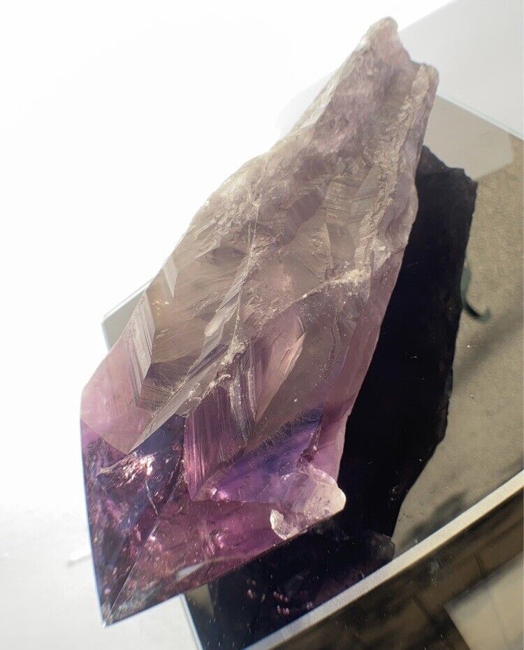 Natural Amethyst Scepter Large, Raw Crystal From Bahia Brazil 775 Grams Amazing