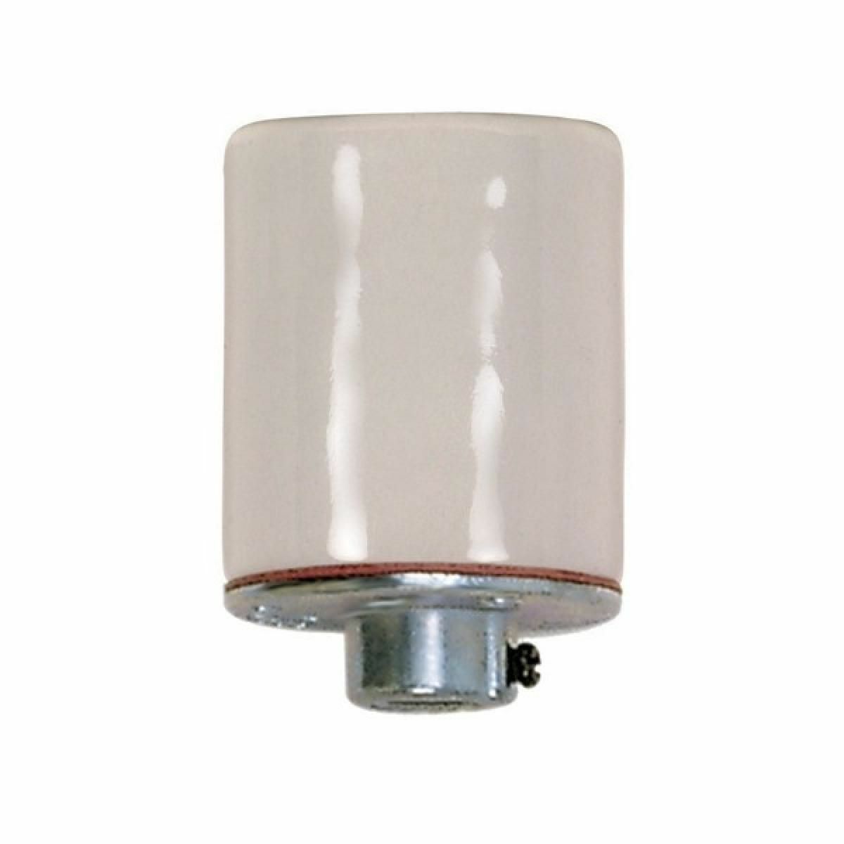  Porcelain keyless lamp socket w/ 1/4 IPS hole   TR-76
