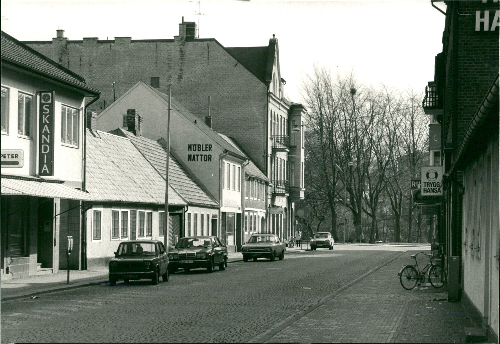 Ängelholm, Sweden, the main street - Vintage Photograph 2438923