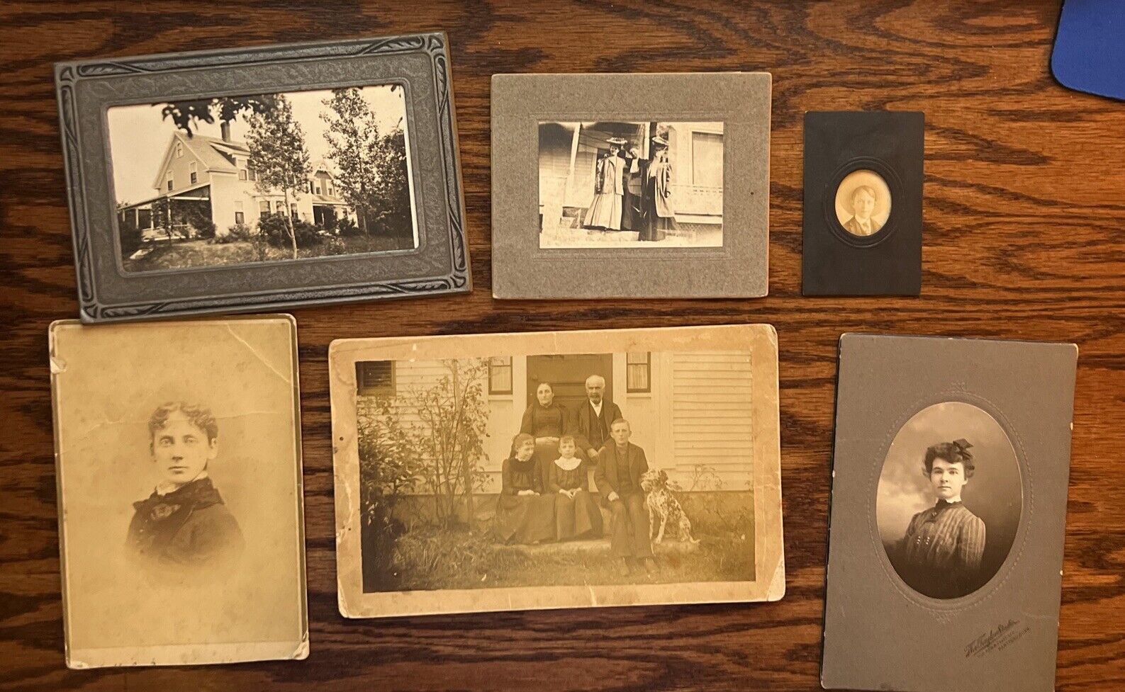 Lot Of 18 Vintage Photographs Early 1900s  ?Maine? Men/women/children Read Descr
