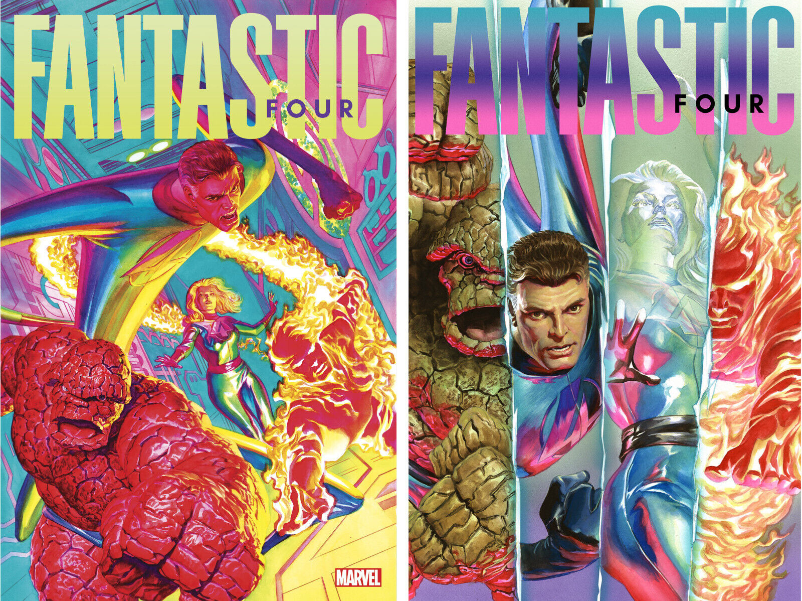 FANTASTIC FOUR #1 (ALEX ROSS A & B VARIANT COVER SET)(2022) ~ Marvel Comics