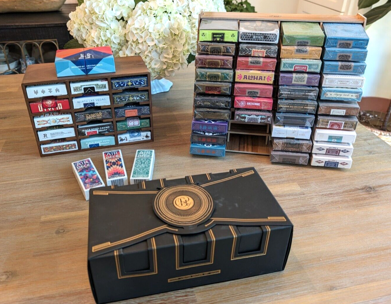 HUGE Kickstarter Playing Cards Lot + Displays - Limited Editions
