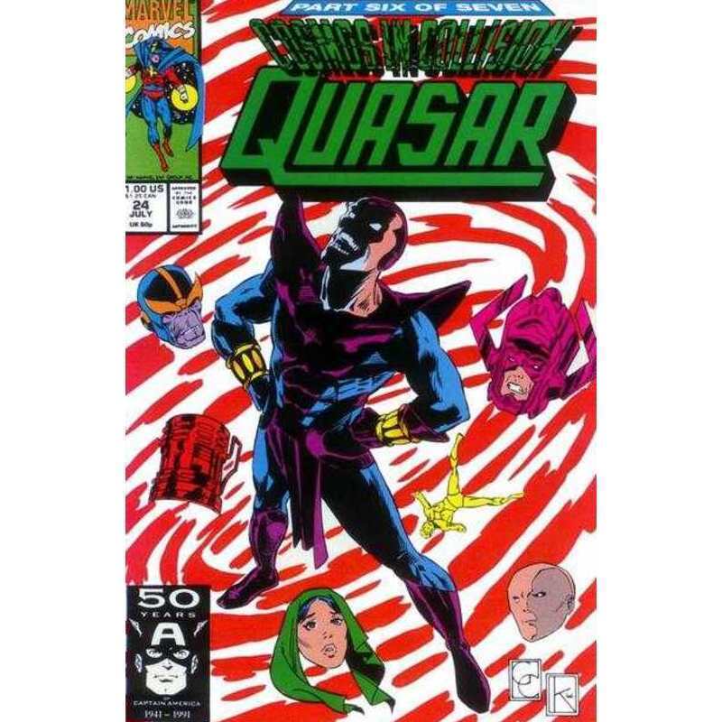 Quasar #24 in Near Mint minus condition. Marvel comics [j: