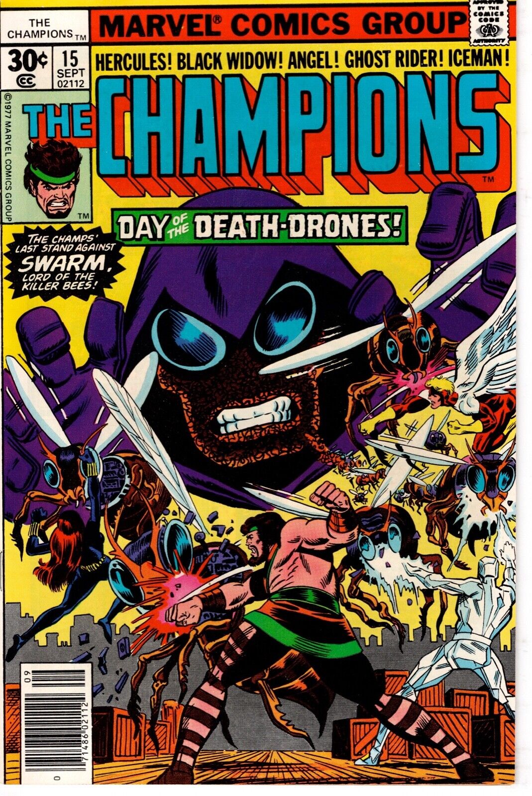 Champions (Vol 1) #15 Sept 1977 Day of the Death-Drones