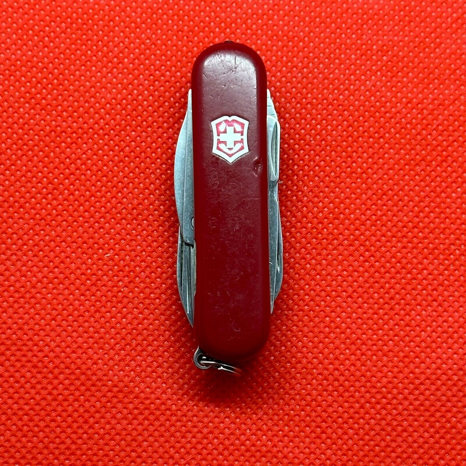 Red Lite Victorinox Rostfrei Midnite Minichamp II Lite 58MM Swiss Army Knife