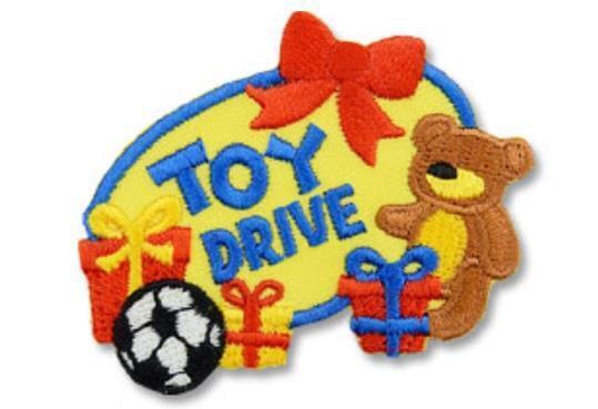 Girl Boy Cub TOY DRIVE Donation Shopping Fund Patches Badges SCOUTS GUIDES