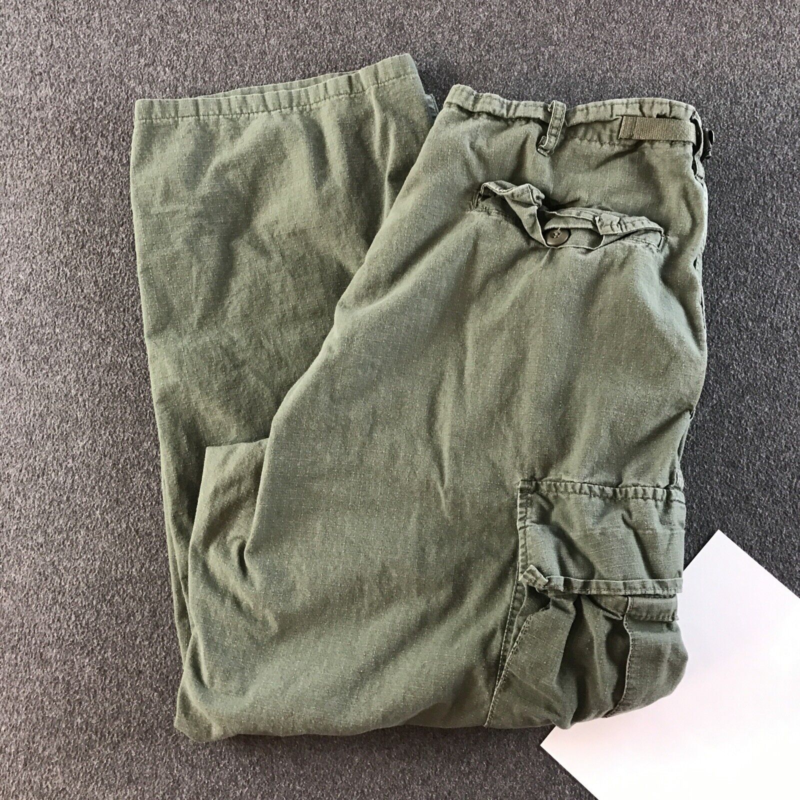 US Military Pants Mens Large Regular Rothco Trousers Cotton Ripstop Cargo #5122