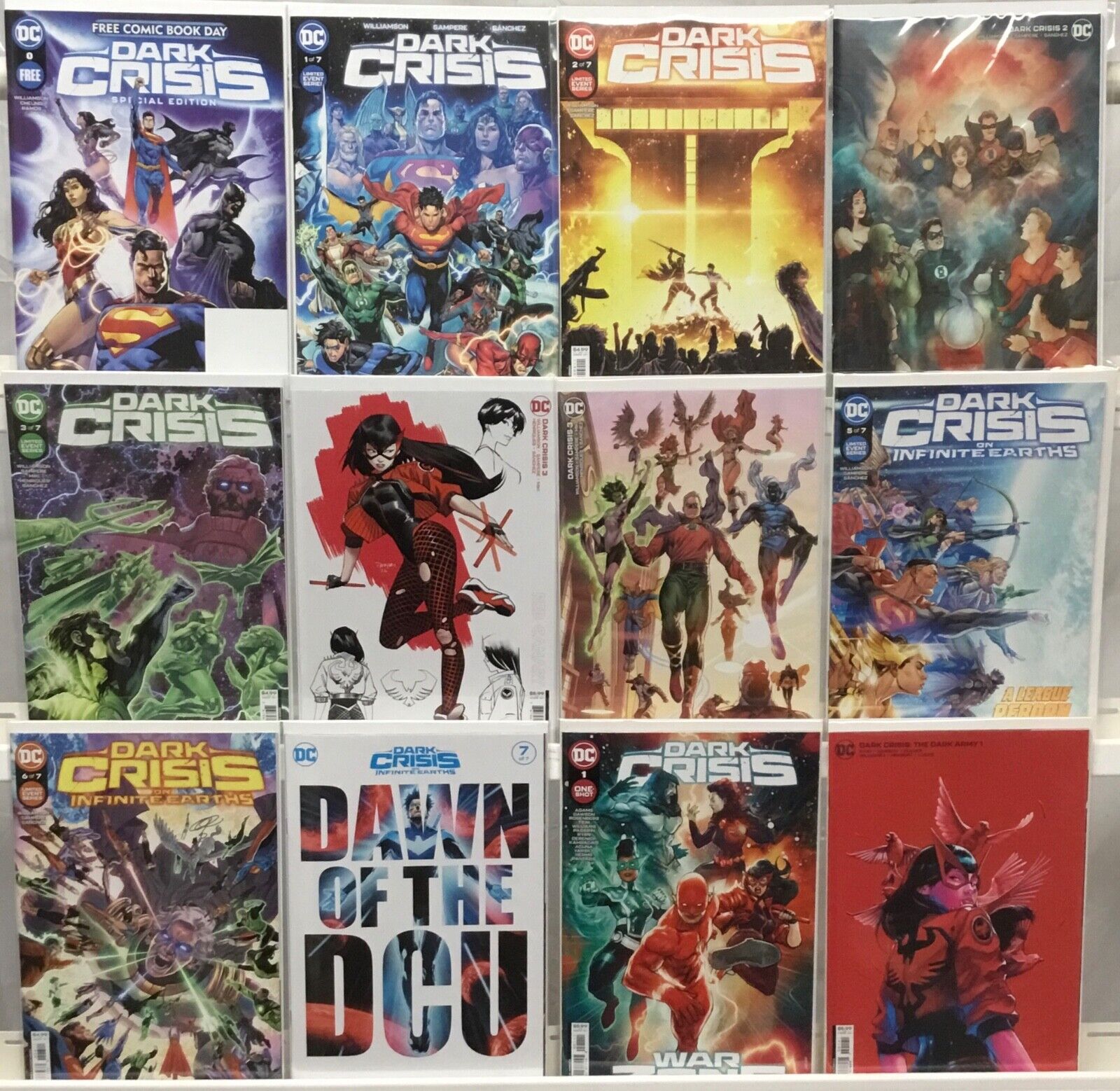DC Comics Dark Crisis Run Lot 0-7 Plus One-Shots, Variants Missing #4 VF/NM 2022