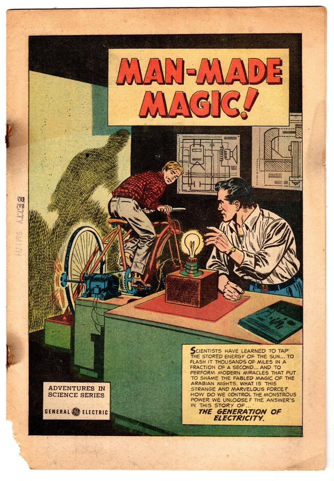 Man-Made Magic - 1953 Adventures in Science General Electric Promo, Good Cond