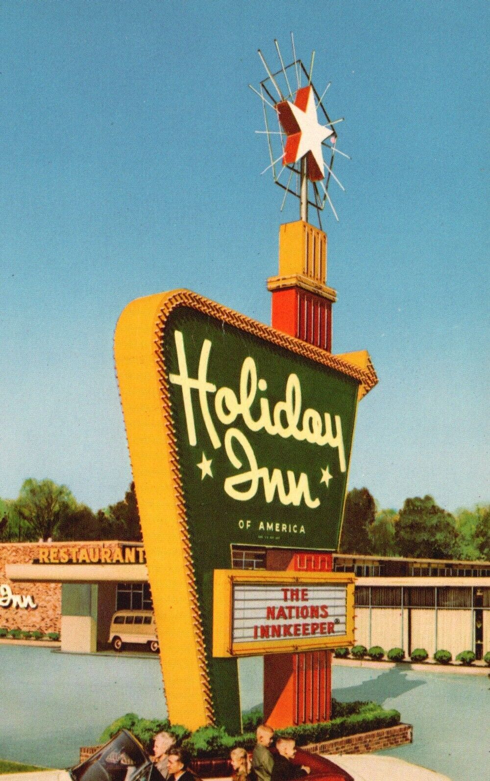 Postcard TX Texarkana Texas Holiday Inn Hotel 1962 Chrome Vintage PC G4813
