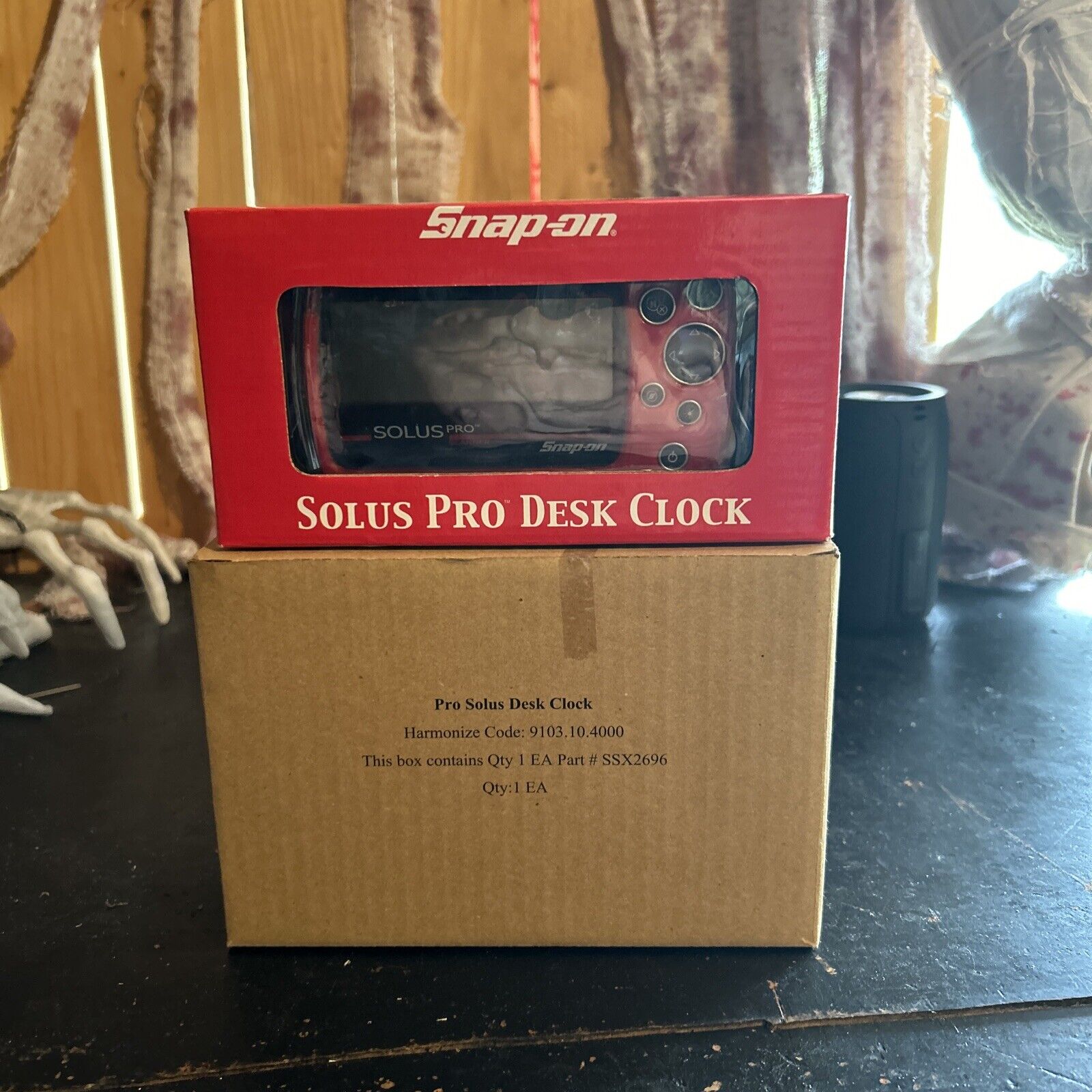 New Snap On Solus Pro Desk Clock Stock # SSX2696