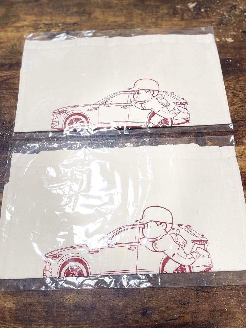 Hiroshima Toyo Carp Kanto Mazda Tote Bag 2 Pack MAZDA Eco Bag Limited #883d51