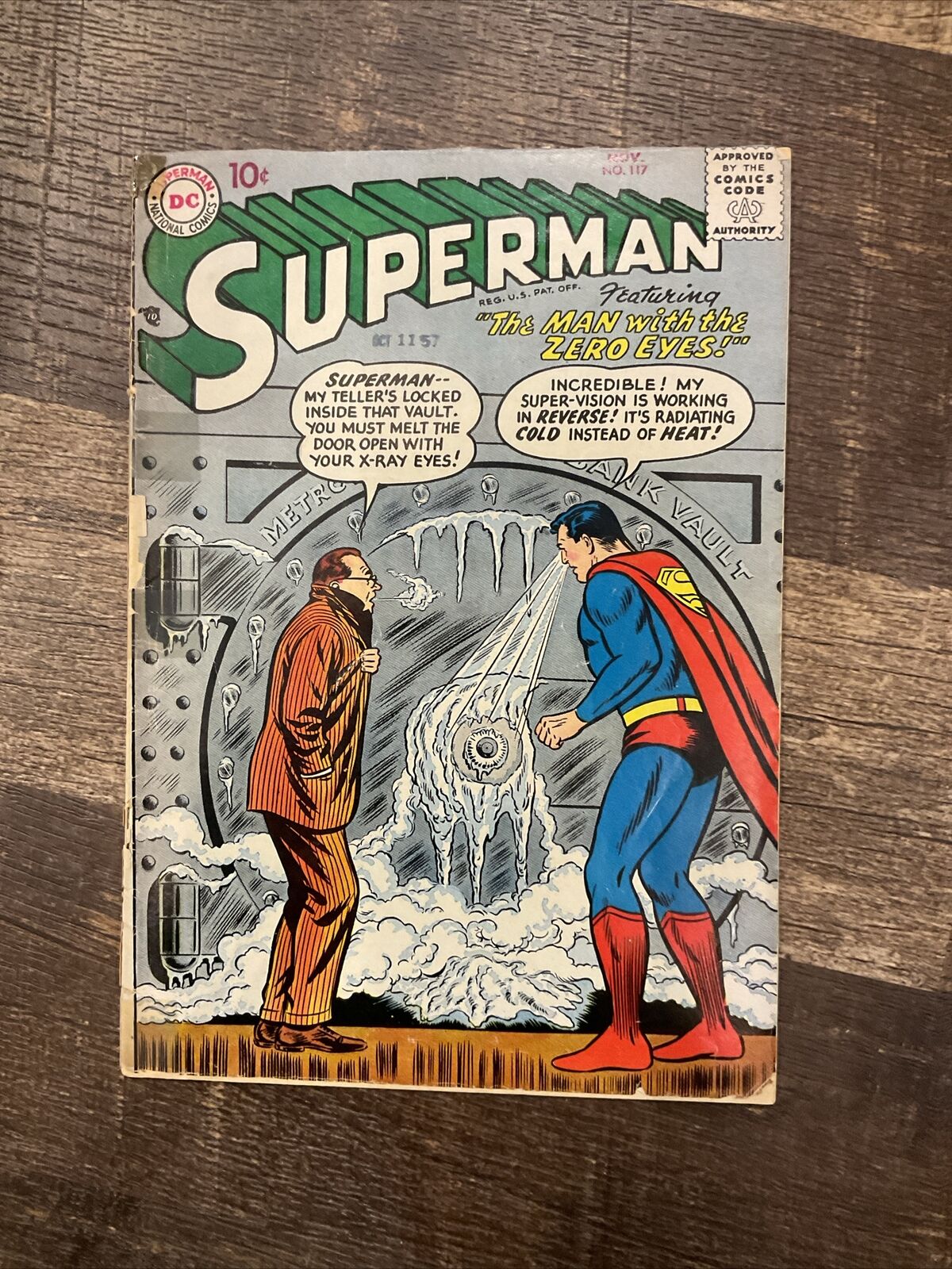 Superman #117 Comic Book 1957