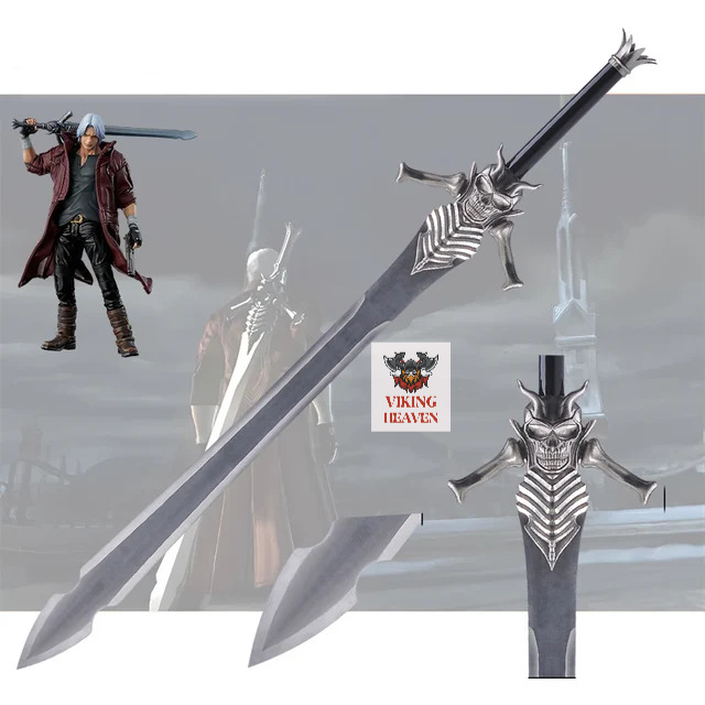 Demon Devil May Cry Sword The Rebellion Dante Replica Sword With Sheath