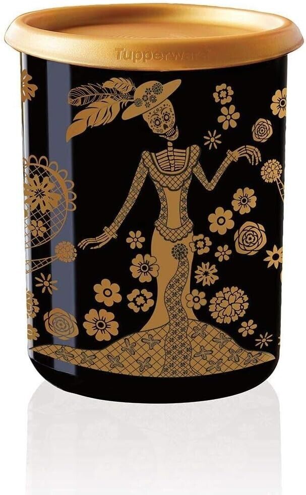 Tupperware Dia De Los Muertos One Touch Canister 12-cup / 2.8L New
