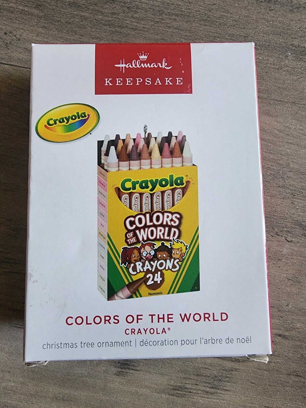 2023 Hallmark Keepsake Crayola Colors Of The World Ornament Crayons 24 - NIB