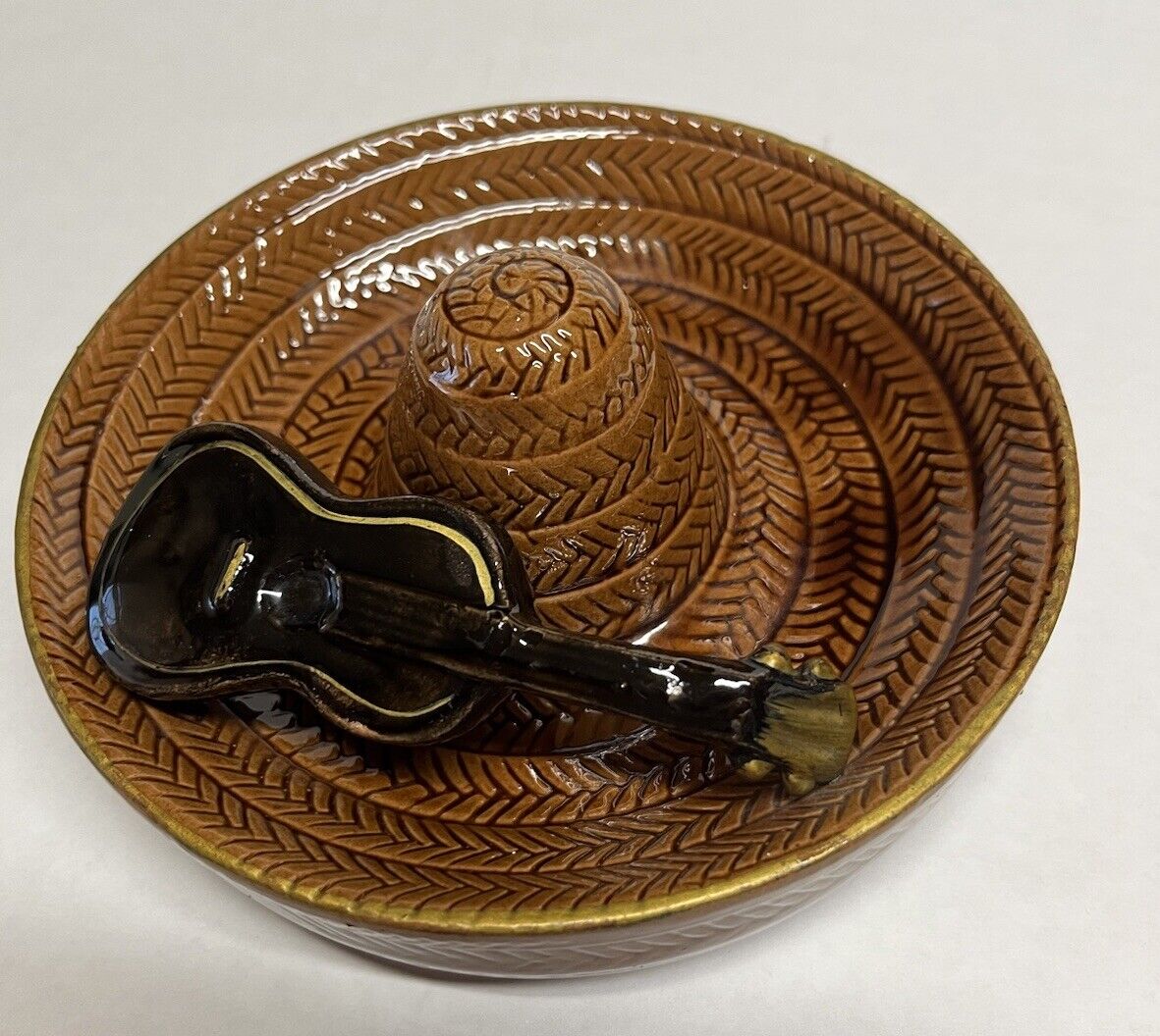 Vintage 1970’s South Of The Border Sombrero And Guitar Ashtray Urban Outfitters