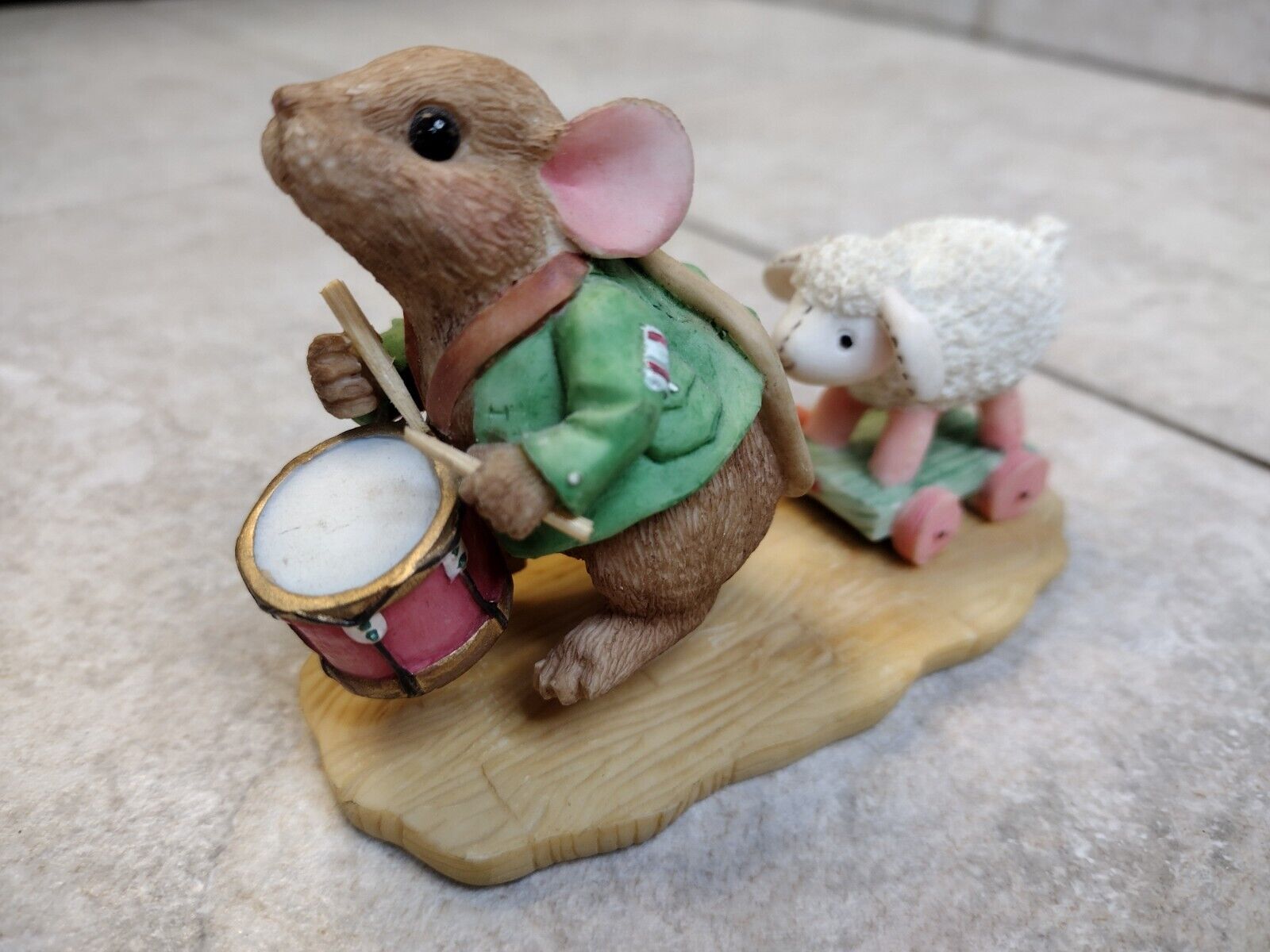 Vintage Priscilla's Mouse Tales I'll Play My Drum For Him Enesco 1996 178721