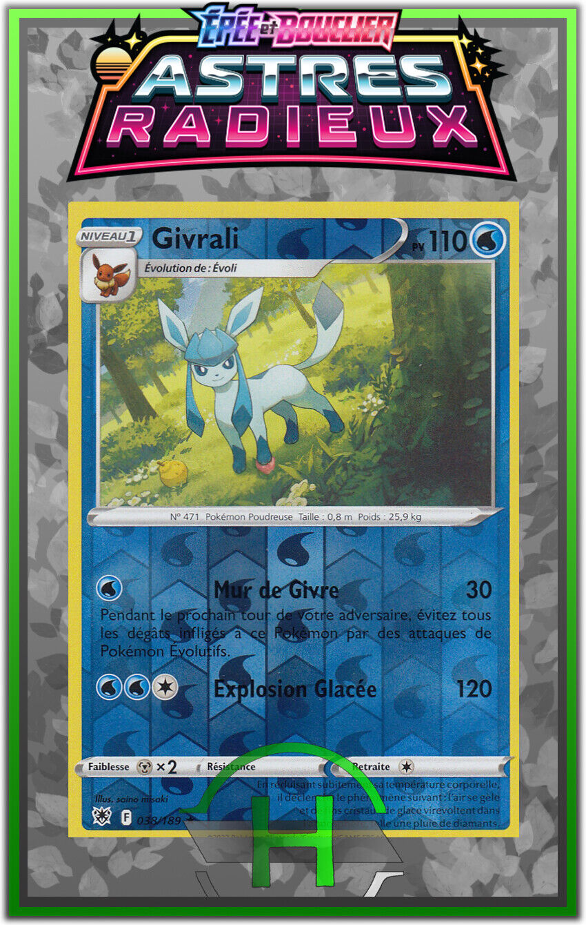 Givrali Reverse - EB10:Radiant Stars - 038/189 - French Pokemon Card 